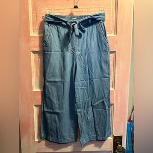 Belted Flat Front E-back Pant